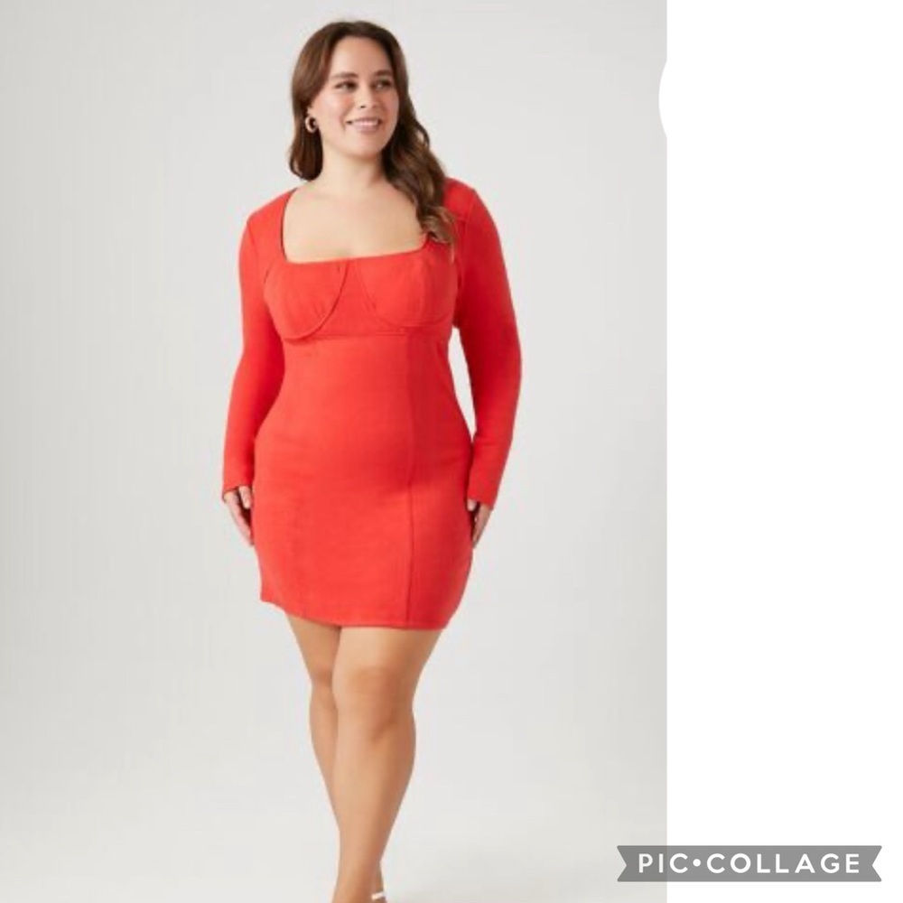 Plus Size Bustier Bodycon Mini Dress
Size 2x
New with tags
Brand is Forever 21